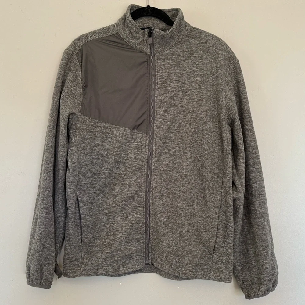 Men’s Lands End 3 in 1 winter Jacket. Size Medium. Gray - Picture 3 of 8